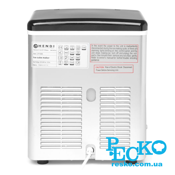 Ледогенератор Hendi 271568 Kitchen Line колпачок наливной автономный 12 кг