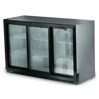 Шафа барна холодильна Hurakan HKN-GXDB315-SL холодильник барний фрігобар