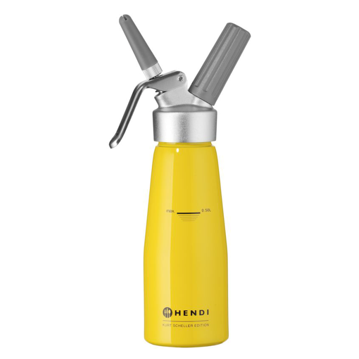 Сифон для сливок Kurt Scheller Edition 0,5 л желтый Hendi 975855