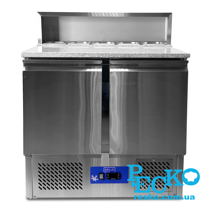 Стіл для піци Brillis G-PS900V холодильний з гранітною стільницею