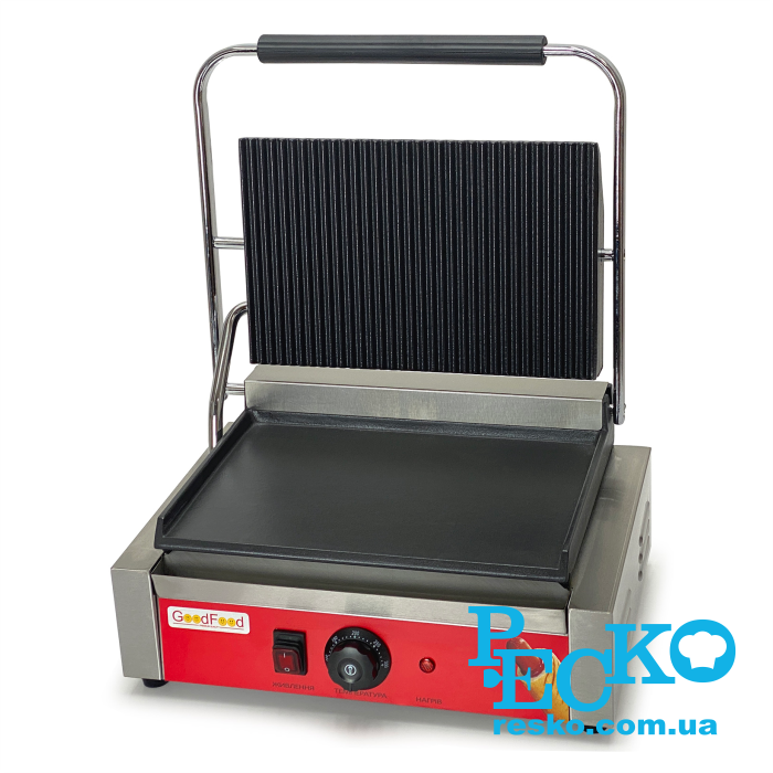 Гриль контактний GoodFood ECG11EA притискний професійний комбінований