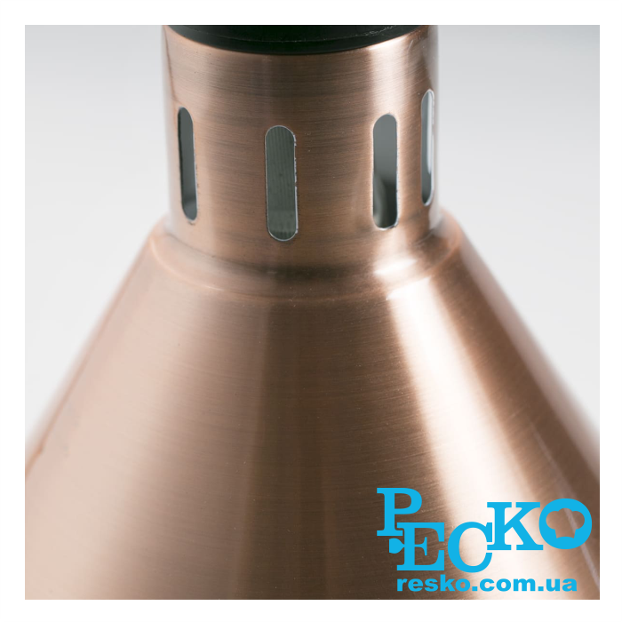 Лампа для підігріву страв Hurakan HKN-DL800 275 мм бронзова підвісна професійна