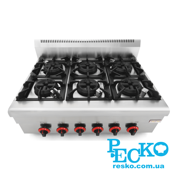 Плита газова GoodFood GP6ATTNG професійна газ контролер настільна