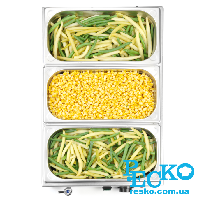 Марміт теловий Hendi 238912 GN 1/1 зі зливним краном електричний професійний