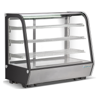 Вітрина холодильна GoodFood RTW235L нержавіюча сталь кондитерська настільна горизонтальна
