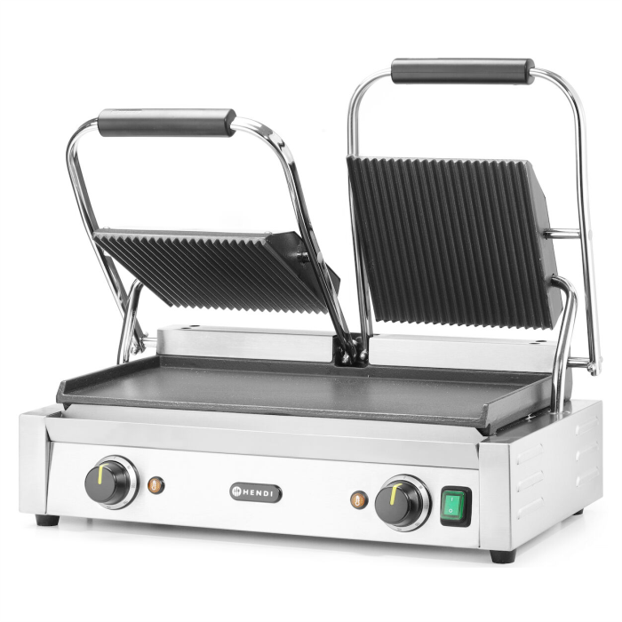 Гриль контактный Hendi 263808 прижимной профессиональный комбинированный