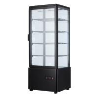 Шафа холодильна Reednee RT98L black вітрина барна настільна чорна