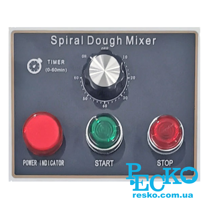 Тістоміс GastroMix HS10A спіральний професійний 10 л одна швидкість