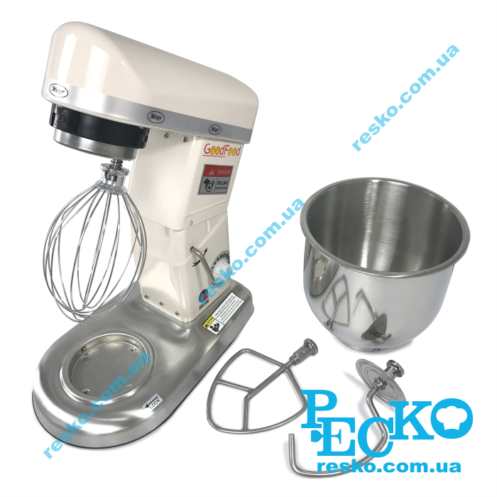 Миксер кондитерский планетарный GoodFood PM-B5W профессиональный 5 л промышленный настольный от компании РЕСКО