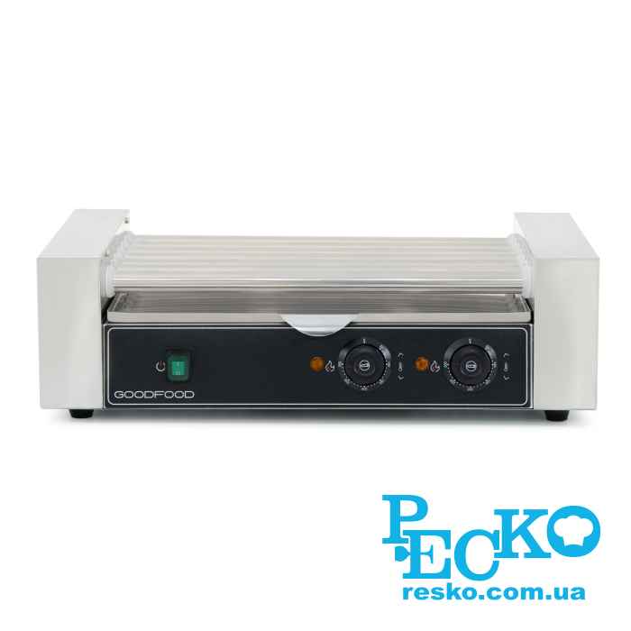 Гриль роликовый GoodFood HDRG7 BLACK, 7 роликов