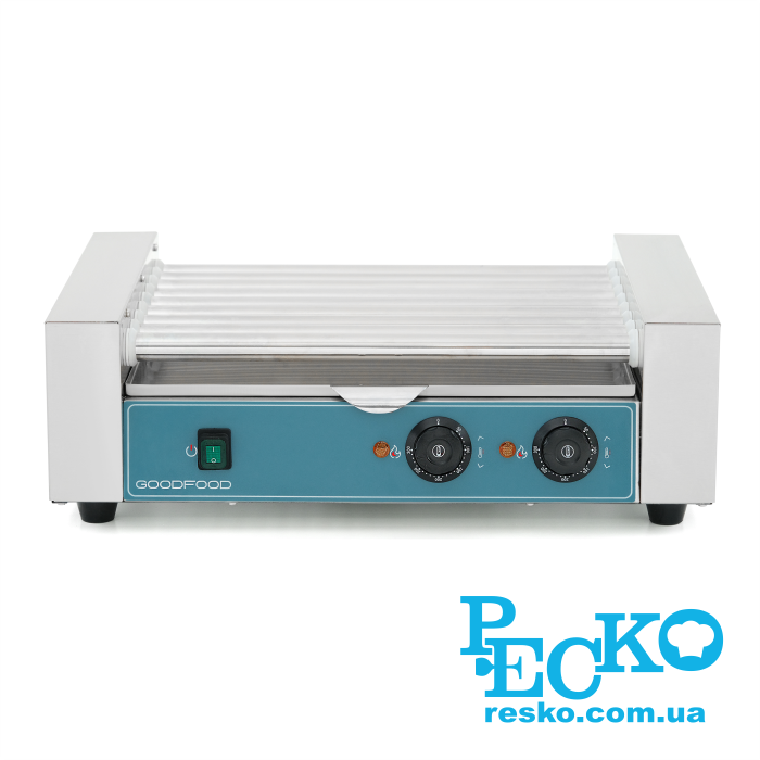 Гриль роликовый GoodFood HDRG9 BLUE, 9 роликов