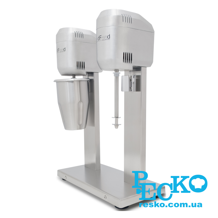 Миксер молочный GoodFood MFD22 для молочных коктейлей профессиональный 2x1 л