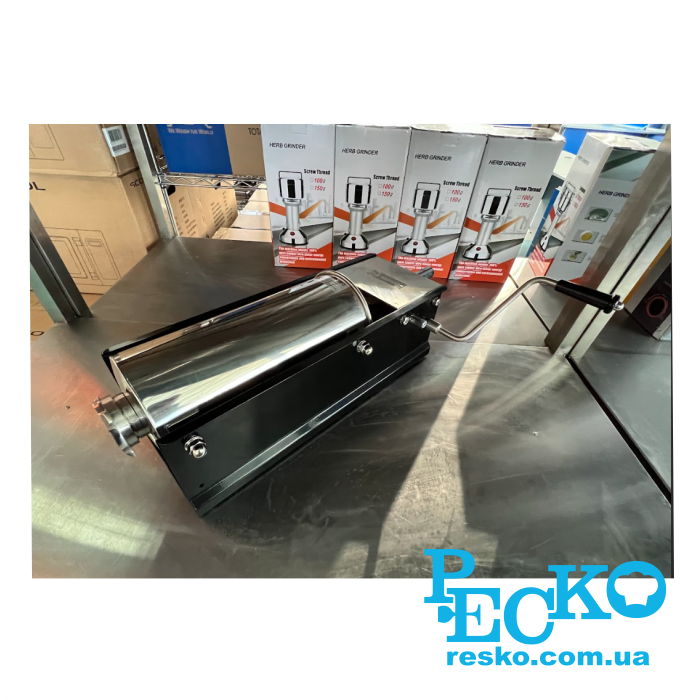 Шприц колбасный Hurakan HKN-ISH5P горизонтальный профессиональный 5 л