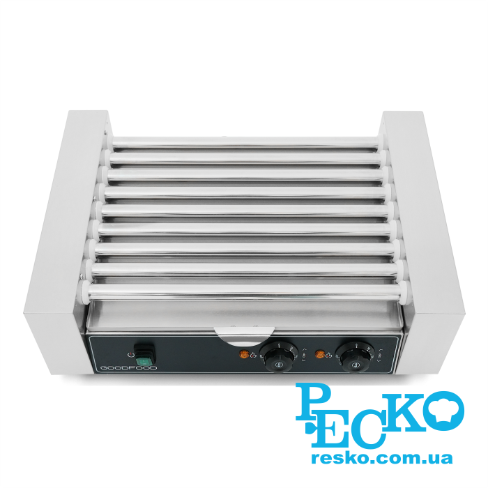 Гриль роликовый GoodFood HDRG9 BLACK, 9 роликов