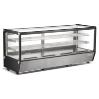 Вітрина холодильна GoodFood RTW250L5 нержавіюча сталь кондитерська настільна горизонтальна