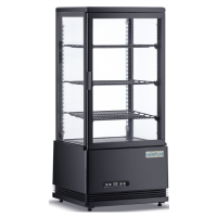 Шафа холодильна GoodFood RT78L чорна вітрина барна настільна black