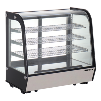 Вітрина холодильна Frosty RTW-186C кондитерська настільна горизонтальна