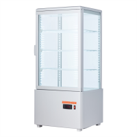 Шафа холодильна Reednee RT78L white вітрина барна настільна біла