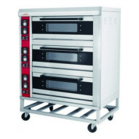 Піч подова Frosty NES-36T з парогенератором електрична три камери