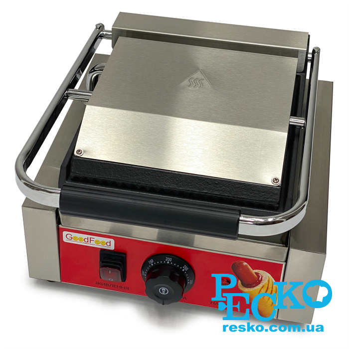 Гриль контактний GoodFood ECG10EA притискний професійний комбінований