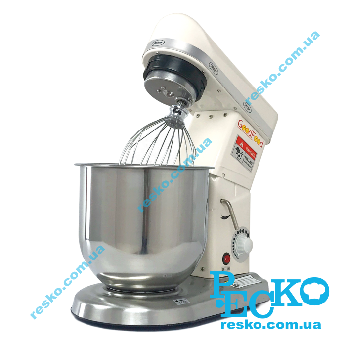 Миксер кондитерский планетарный GoodFood PM-B5W профессиональный 5 л промышленный настольный от компании РЕСКО