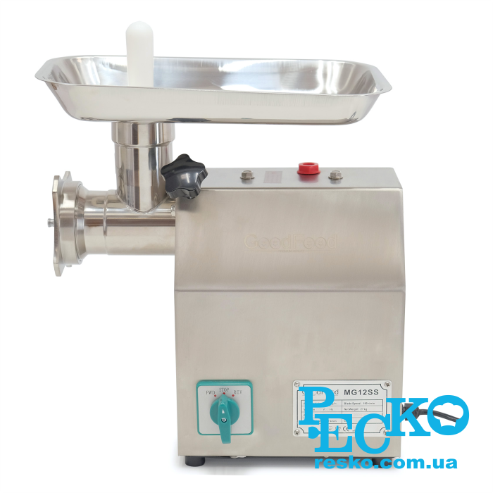 М'ясорубка GoodFood MG12SS Reverse професійна електрична промислова 150 кг/год