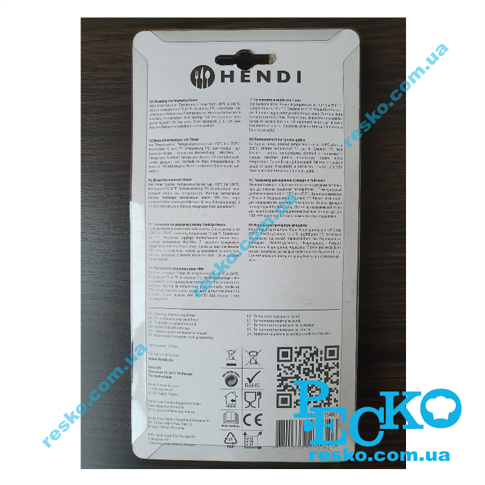 Термометр для выпечки с зондом и таймером Hendi 271346 цифровой