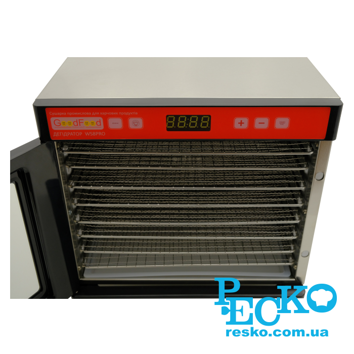 Дегидратор GoodFood WS8PRO сушилка для пищевых продуктов овощей, фруктов, мяса