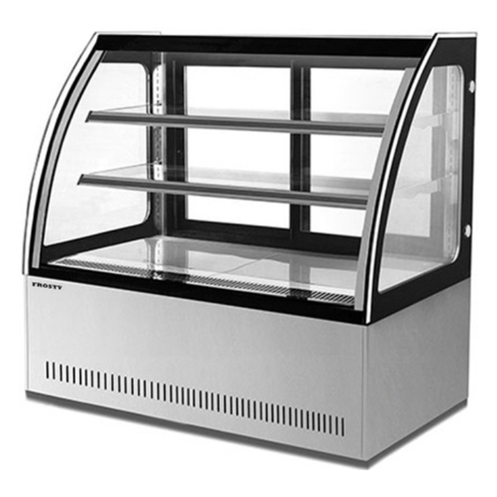 Витрина холодильная Frosty GN900C2 нержавеющая сталь кондитерская напольная горизонтальная
