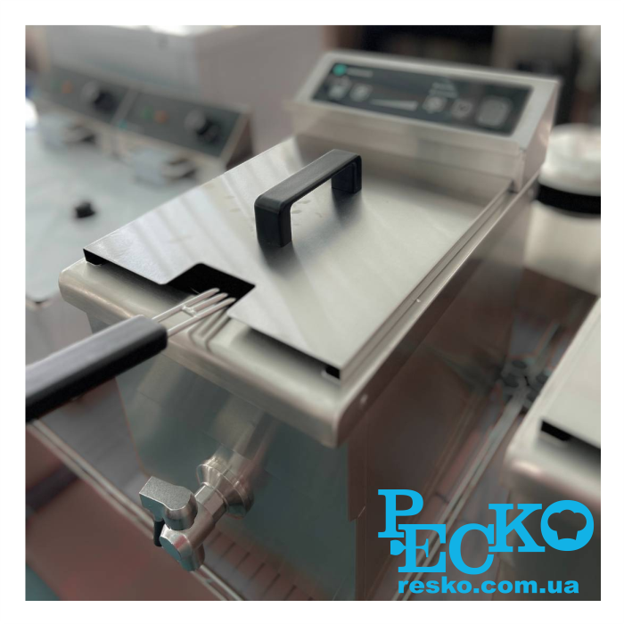 Фритюрница Hurakan HKN-FDI8T с краном индукционная профессиональная 8 л