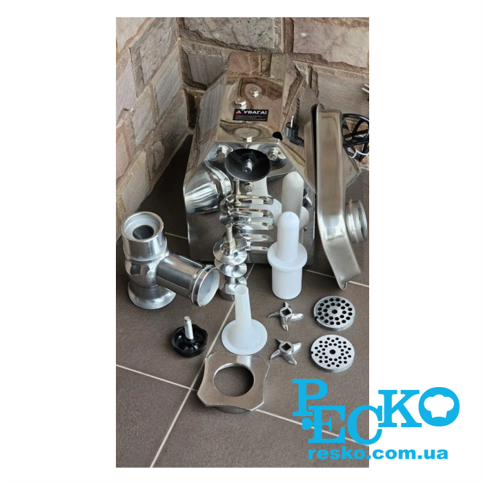 М'ясорубка Hurakan HKN-12(CR) SCE професійна електрична промислова 170 кг/год