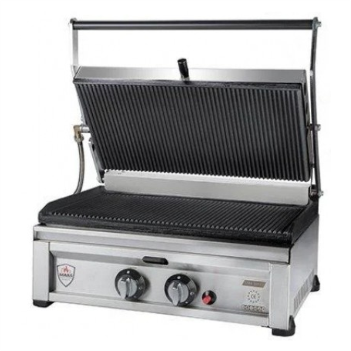 Гриль контактный Remta R79 прижимной профессиональный ребристый