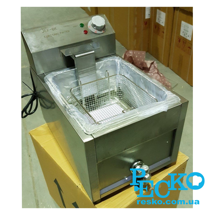 Фритюрниця Rauder JEF-8K з краном електрична професійна 8 л