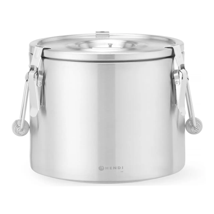 Термос для еды из нержавеющей стали 10 л Hendi 710197 для транспортировки еды