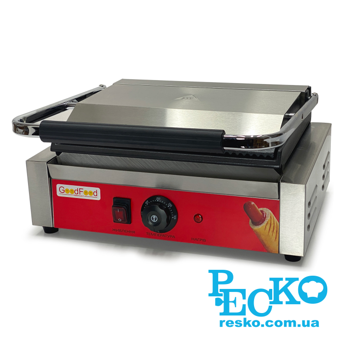 Гриль контактний GoodFood ECG11EA притискний професійний комбінований