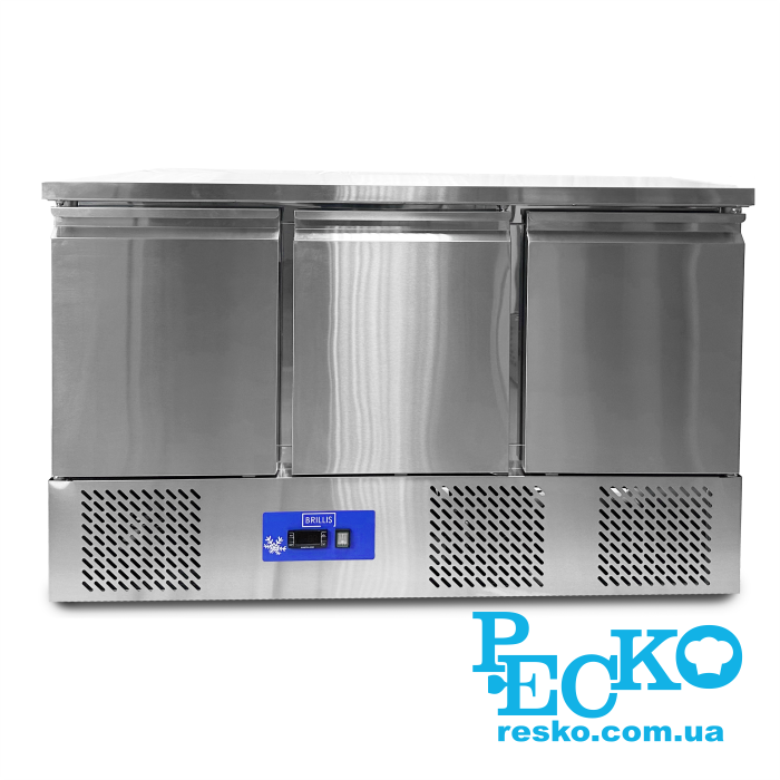 Стол холодильный Brillis G-S903V S/S TOP трехдверный