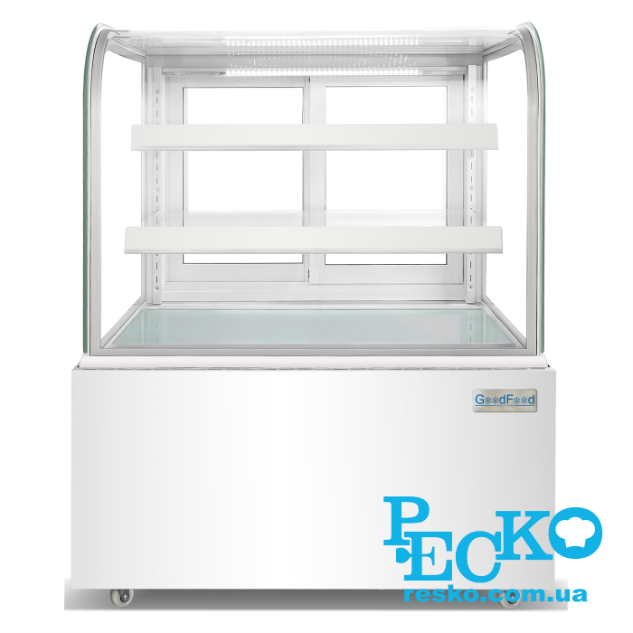 Вітрина холодильна GoodFood FW270R біла кондитерська підлогова горизонтальна