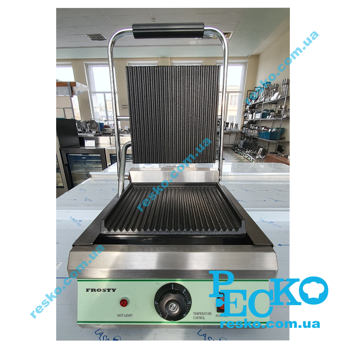 Гриль контактний Frosty SP-1A1 притискний професійний ребристий