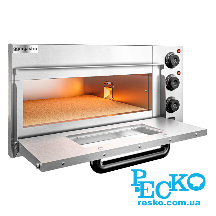 Печь для пиццы GGM Gastro PEKG20 электрическая одна камера