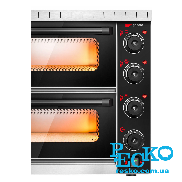 Піч для піци GGM Gastro PDKG20S електрична одна камера