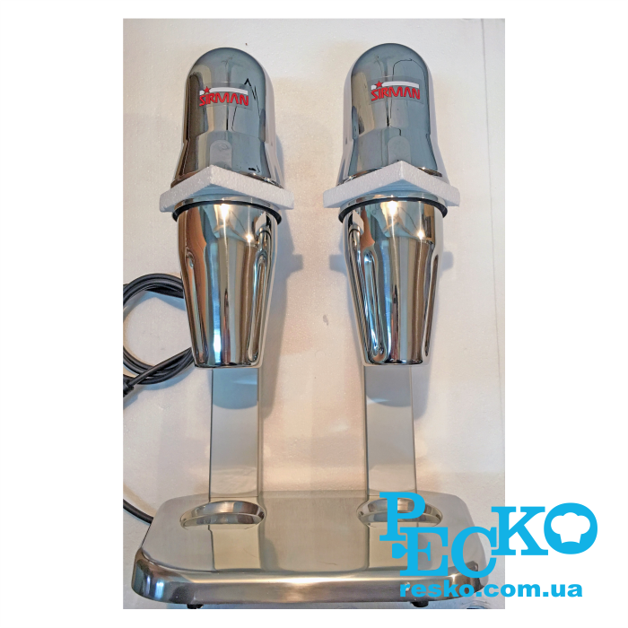 Миксер молочный Sirman Sirio 2 для молочных коктейлей профессиональный 2x0,55 л