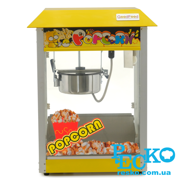 Аппарат для приготовления попкорна GoodFood PCM-826Y YELLOWCORN профессиональный