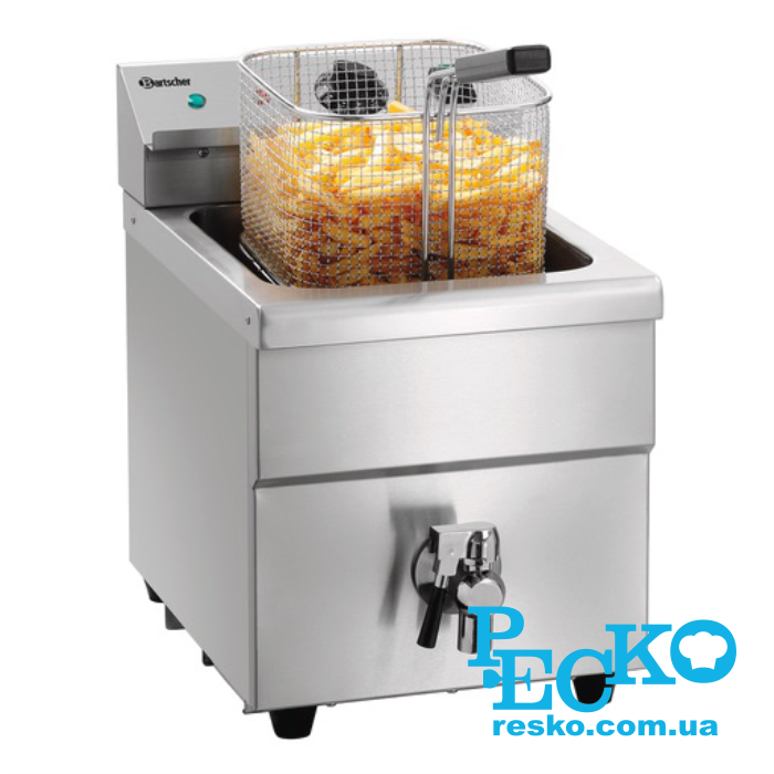 Фритюрниця Bartscher 165118 з краном індукційна професійна 8 л