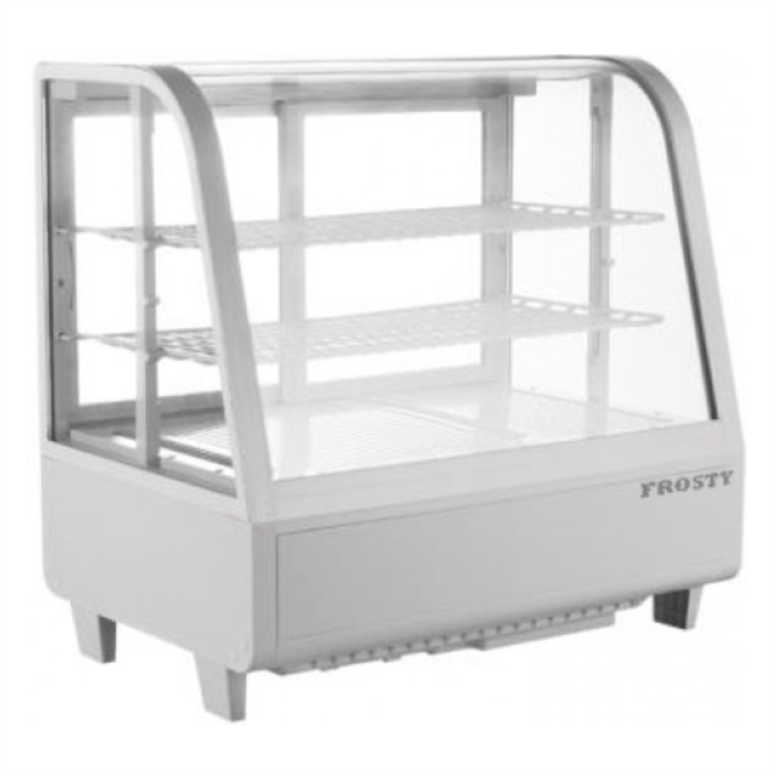 Витрина холодильная Frosty FW 100 белая white кондитерская настольная горизонтальная