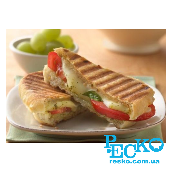 Гриль контактний GoodFood ECG11 притискний професійний ребристий