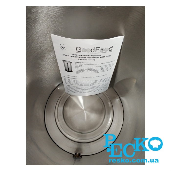 Электрокипятильник GoodFood WB08S наливной профессиональный 10 л