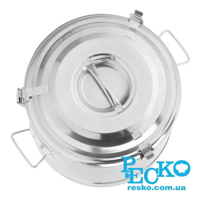 Термос для їжі із неіржавної сталі 22 л Hendi 708088 для транспортування їжі