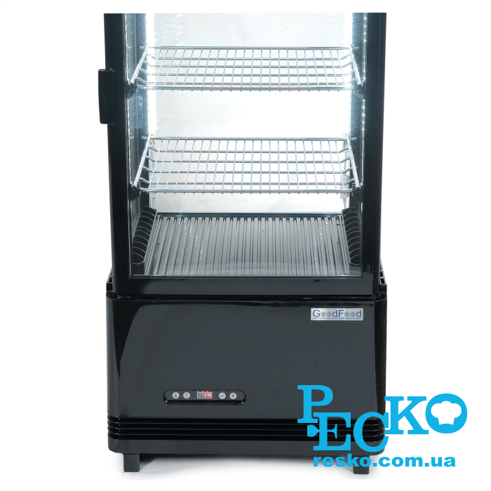 Шкаф холодильный GoodFood RT68L черная витрина барная настольная black