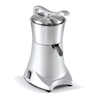 Соковитискач Hurakan HKN-AGRL професійний, електричнмй для цитрусів (апельсинів, грейпфрутів)