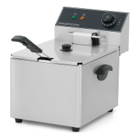 Фритюрниця GoodFood EF8 BLACK електрична професійна 8 л